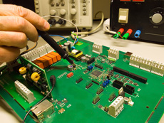 Electronic board under test